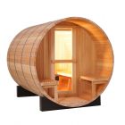 Fass-Sauna 1,8 m x ab 1,2 m mit Veranda