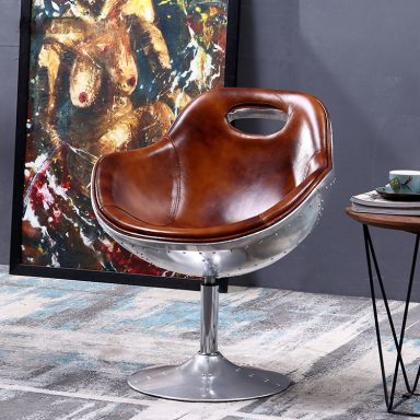 Vintage Leder Sessel Milan