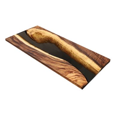 Echtholztisch Akazie und Epoxid-Harz 180x80