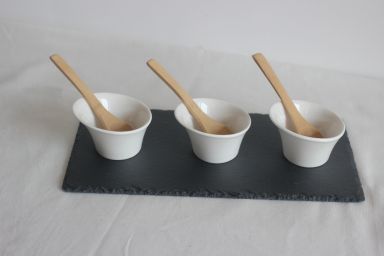 Schieferuntersatz Tapas 15x30 cm 